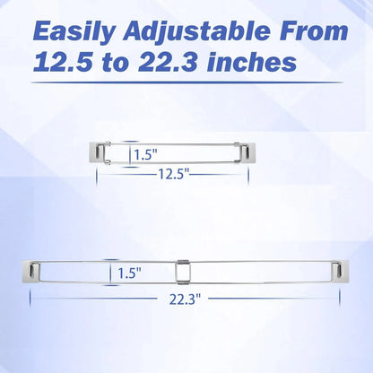 RV Travel Secure Bars – Adjustable Stainless Steel Rods for Organizing